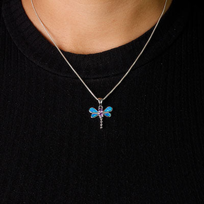 Pingente de Prata Libélula