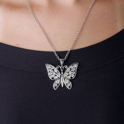 Pingente de Prata  Borboleta