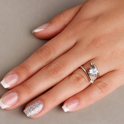 Anel de Prata com Topázio -