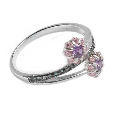 Anel de Prata com Zircônias