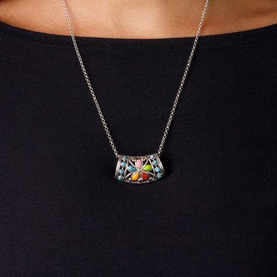 Pingente de Prata Flor