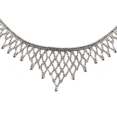 Gargantilha de Prata Trabalhada