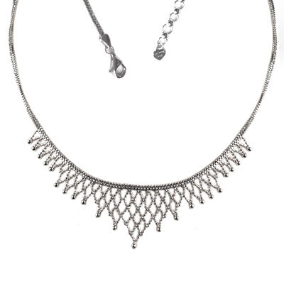 Gargantilha de Prata Trabalhada