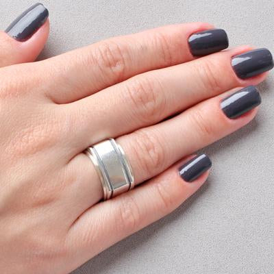 Confecção Aliança de Prata - 7894