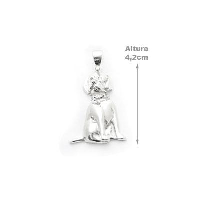 Pingente de Prata Cachorro Perdigueiro