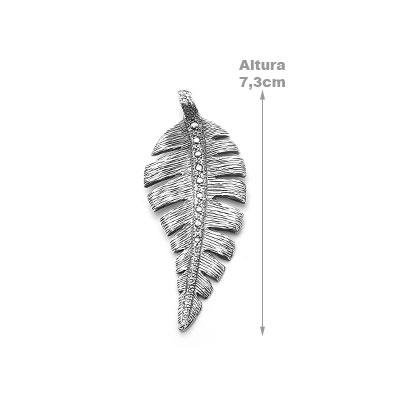 Pingente de Prata Pena