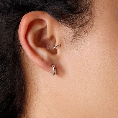 Argola de Prata Lisa