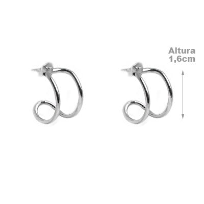 Argola de Prata Lisa.