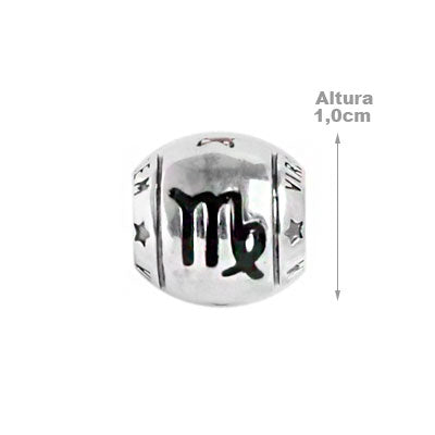 Berloque de Prata Signo de Virgem