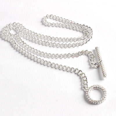 Gargantilha de Prata Gravata