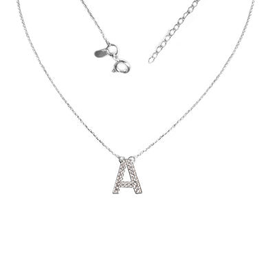 Gargantilha de Prata Letra