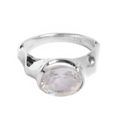 Anel de Prata com Cristal