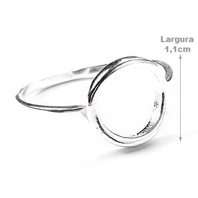 Anel de Prata Liso - 49703