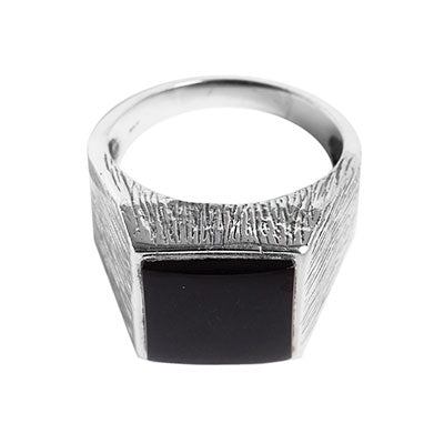 Produtos Anel De Prata Ônix