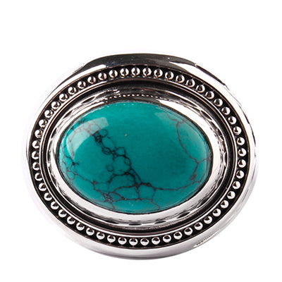 Anel de Prata com Turquesa