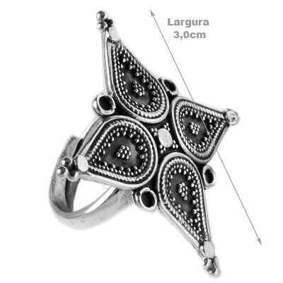 Anel de Prata Trabalhado.