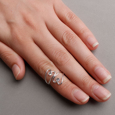 Anel De Prata Dedo De Pé/Falange