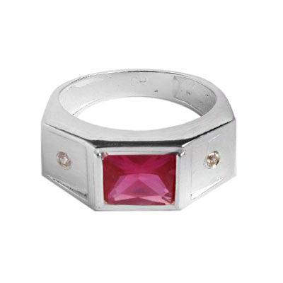 Anel de Prata com Zircônia