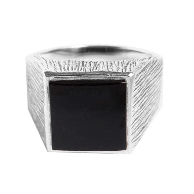 Produtos Anel De Prata Ônix