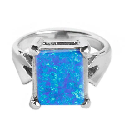 Anel de Prata com Opala