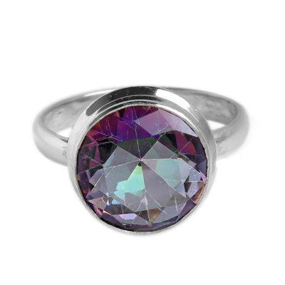 Anel de Prata com Cristal