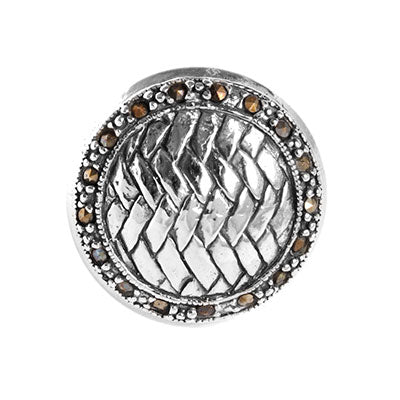 Anel de Prata com Marcassitas - 56023