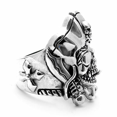 Anel de Prata Caveira