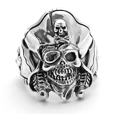 Anel de Prata Caveira