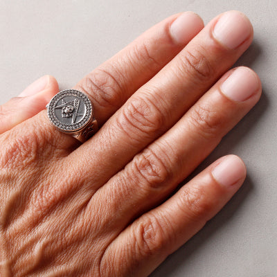 Anel de Prata Caveira