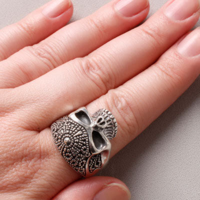 Anel de Prata Caveira