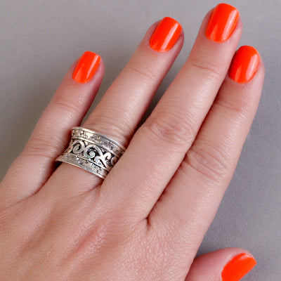 Anel de Prata Trabalhado