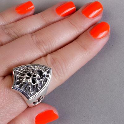 Anel de Prata Caveira