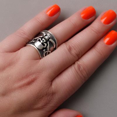 Anel de Prata Caveira