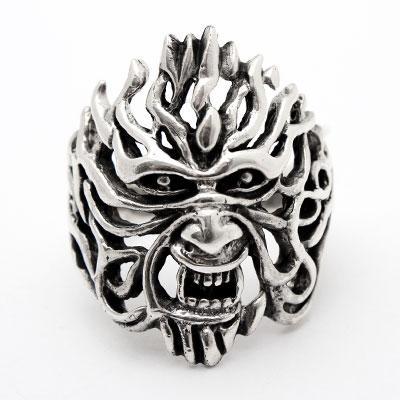 Anel de Prata Lobisomem