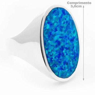 Anel de Prata com Opala