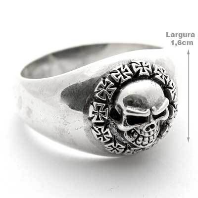 Anel de Prata Caveira