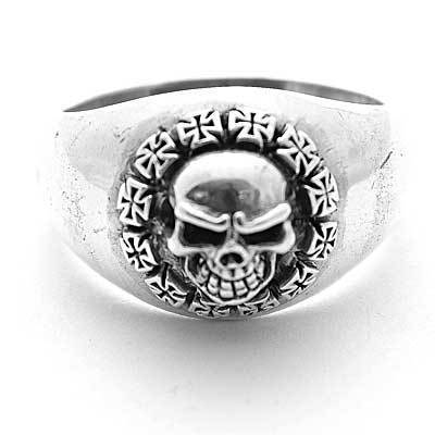 Anel de Prata Caveira