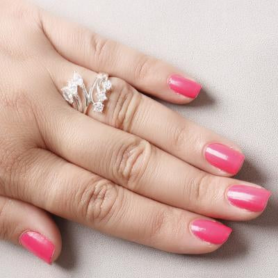 Anel de Prata com Zircônia