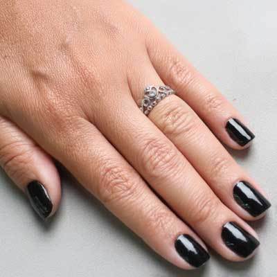 Anel de Prata Coroa - 35067 - soprata