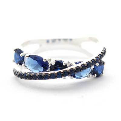 Anel de Prata com Zircônia - 36013