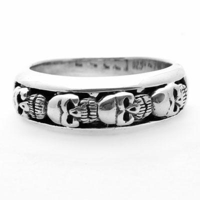 Anel de Prata Caveira
