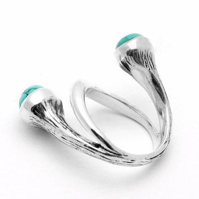 Anel de Prata com Turquesa