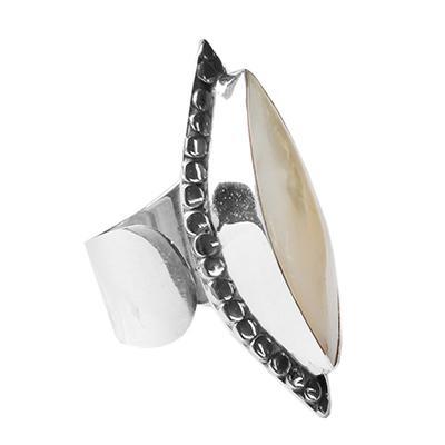 Anel de Prata com Madrepérola - 43110