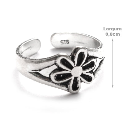Anel de Prata Dedo do Pé / Falange