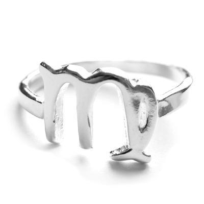 Anel de Prata Signo Virgem.