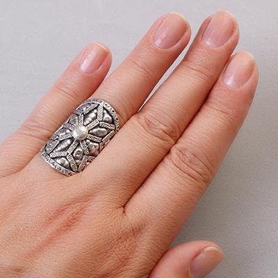 Anel de Prata Trabalhado