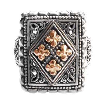 Anel de Prata Trabalhado