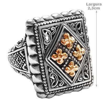 Anel de Prata Trabalhado