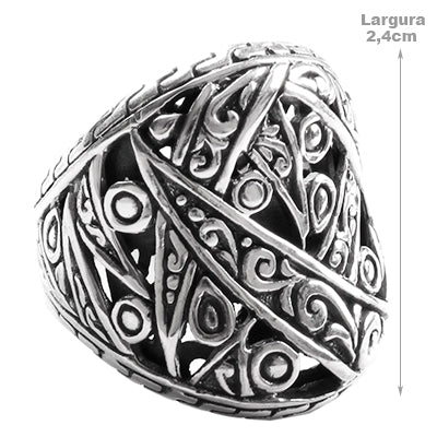 Anel de Prata Trabalhado