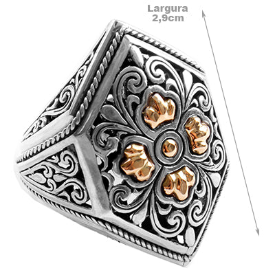 Anel de Prata Trabalhado